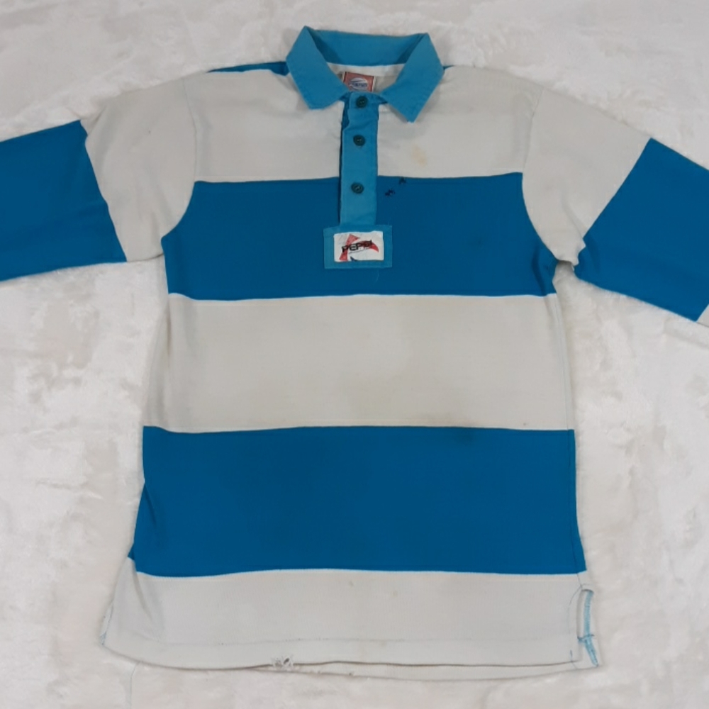 Vintage 70's Pepsi long sleeve vendor shirt mens L